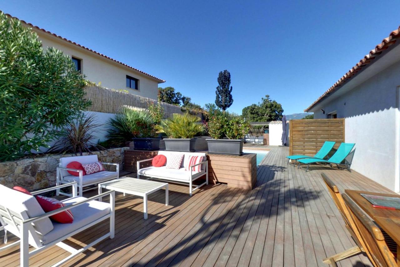 Villa Orethaga Piscine 10 Pers Porto Vecchio Exteriör bild