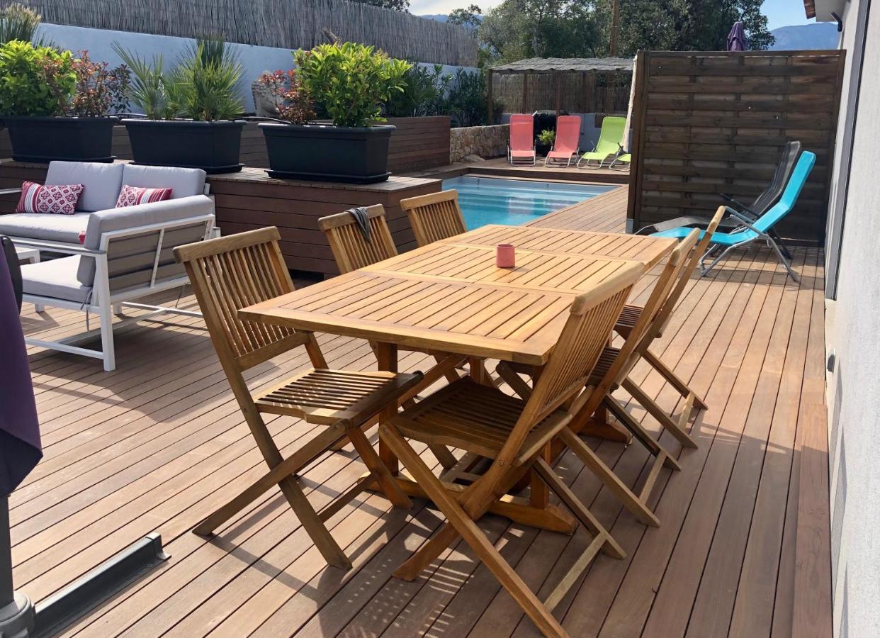 Villa Orethaga Piscine 10 Pers Porto Vecchio Exteriör bild