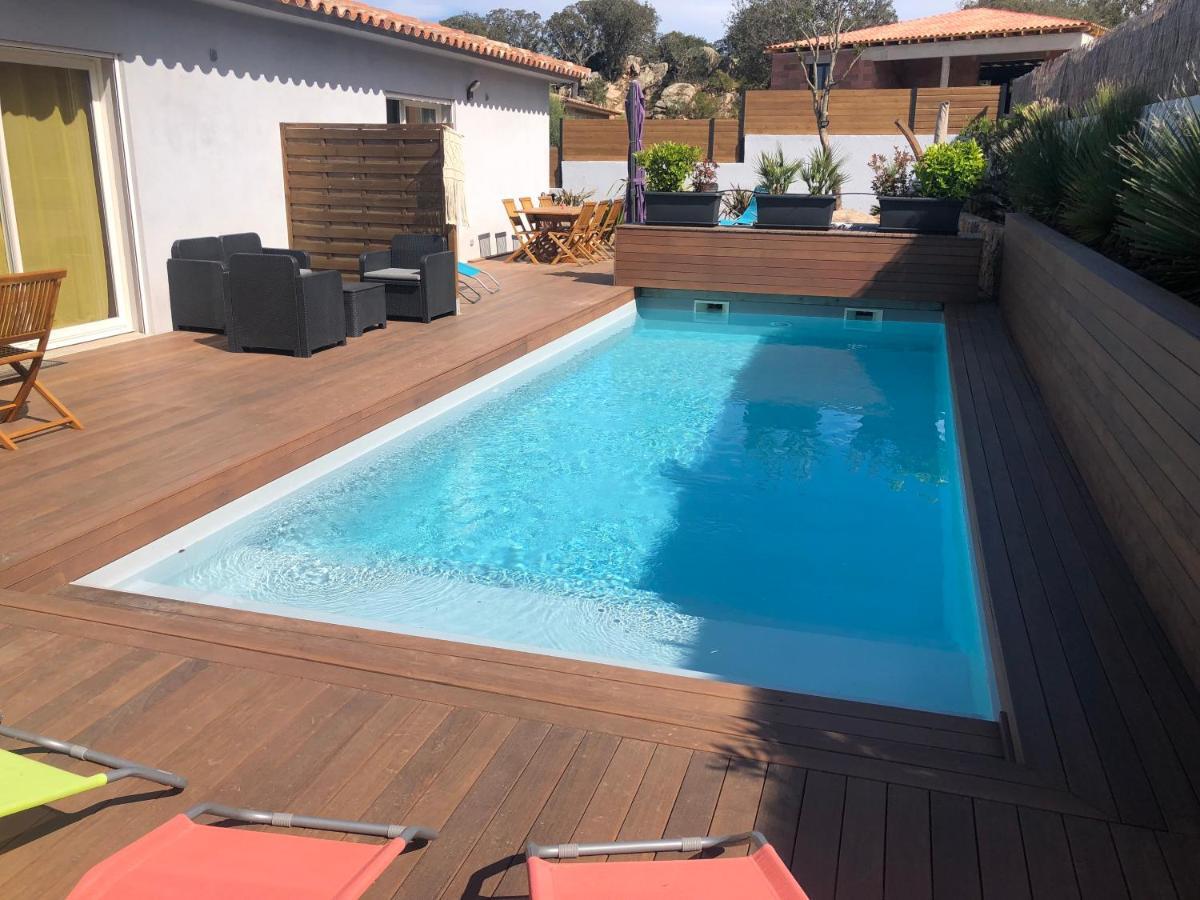 Villa Orethaga Piscine 10 Pers Porto Vecchio Exteriör bild
