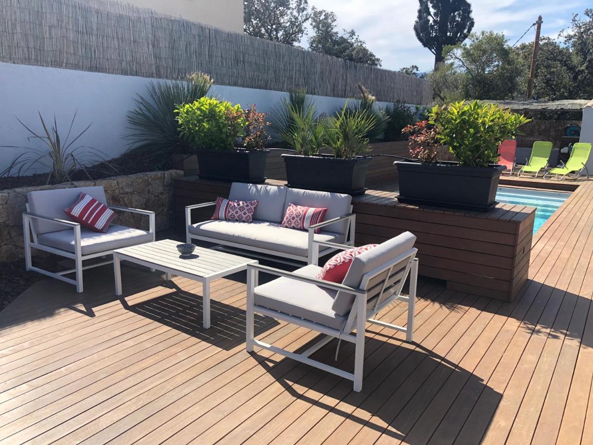 Villa Orethaga Piscine 10 Pers Porto Vecchio Exteriör bild